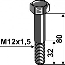 Boulon - M12x1,5 - 10.9 - Irus - 010101280960
