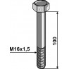 Boulon M16x1,5 - 10.9 - Berti - VTTQSM16/6046