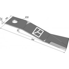 Couteau 500mm - Mc Connel - 00764493