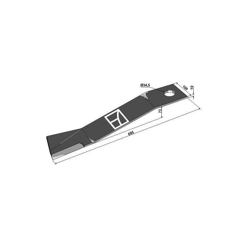 Couteau 695mm - Mc Connel - 1046006