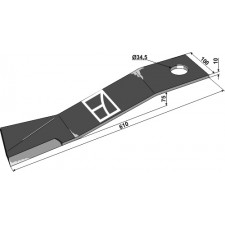 Couteau 610mm - Mc Connel - 00764667