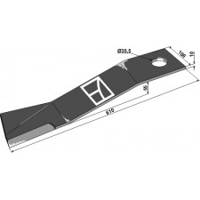 Couteau 610mm - Mc Connel - 00764665