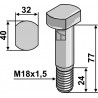 Boulon M18x1,5 - 10.9