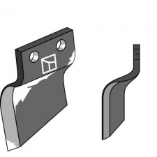 Couteau pour fossoyeuse - modèle gauche - Oosterlaan - G.T.2 LI