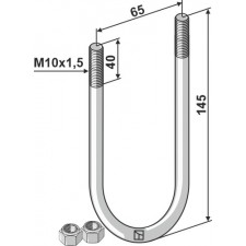 Boulon étrier - M10x1,5 - AG012997