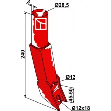 Tube de semoir - Kverneland - AC430308