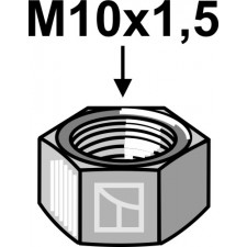 Écrou hexagonal - M10x1,5 - John Deere - LCA72050