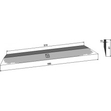 Couteau latéral 580mm - Alö - 11261265