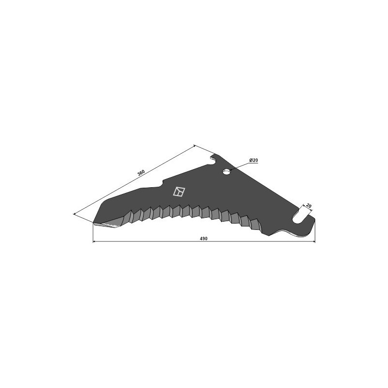 Couteau d'ensilage - Bergmann - B021011