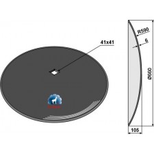 Disque lisse Ø660x6 - Huard - 117108