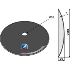 Disque lisse Ø300x3 - AG006798