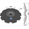 Disque crénelé - Ø620x6 - Lemken Rubin - 3490467