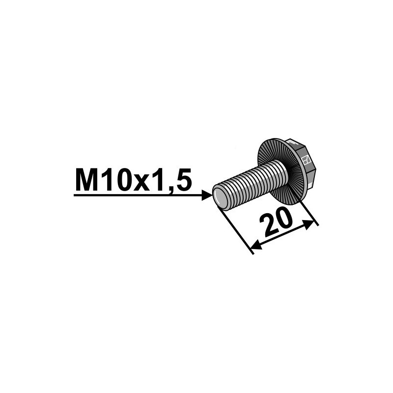 Boulon - M10x1,5