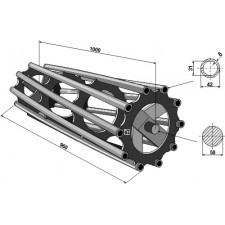 Tube rouleau packer 1000 - AG007213