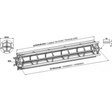 Rouleau cage à barres lisses - 1800