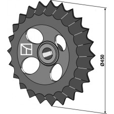 Roue dentée - Ø450mm - Güttler - 75408000