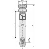 Pitons pour barres de poussée - AG011149