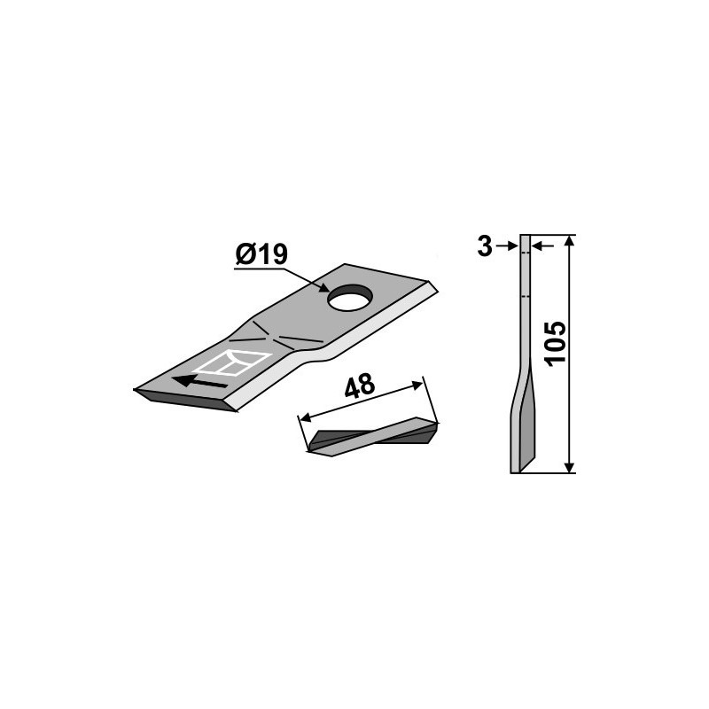 Couteaux rotatifs - Claas - 904177.8