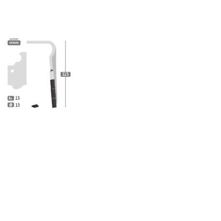 Dent de herse droite Maschio Gaspardo M36100366R carbure