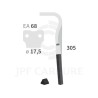 Dent de herse rotative carbure Kuhn 52556400 droite (3 plaquettes triangulaires)