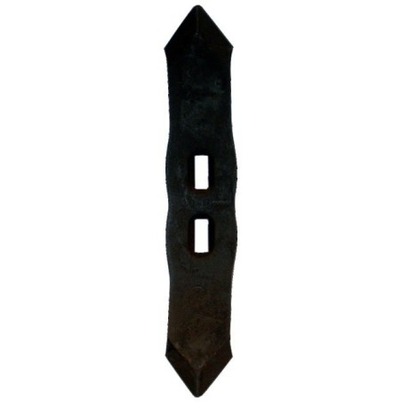 Soc 60x12 entraxe 45/75mm - longueur 365mm