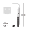 Dent de herse droite rotative Maschio Gaspardo M36100160 carbure