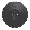 Disque de déchaumeur crénelé Ø450 x 5 - Väderstad - 466947 - Adaptable