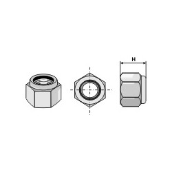 Écrou hexagonal à freinage interne - M22x1,5 - 10.9