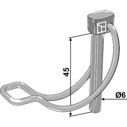 Goupille clip de tube - AG011439