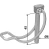 Goupille clip de tube - AG011439