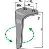 Dent pour herses rotatives, modèle gauche - AG000103