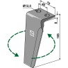 Dent pour herses rotatives, modèle gauche - Agromec - 5000.03.0320