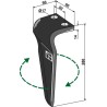 Dent pour herses rotatives, modèle droit - Maschio / Gaspardo - 38100222