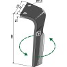 Dent pour herses rotatives, modèle gauche - Lemken - 3377023