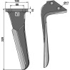Dent pour herses rotatives, modèle gauche - Emy-Elenfer - 2901270
