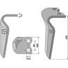 Dent pour herses rotatives, modèle droit - Pegoraro - 007869
