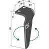 Dent pour herses rotatives, modèle gauche - Breviglieri - 0088310S