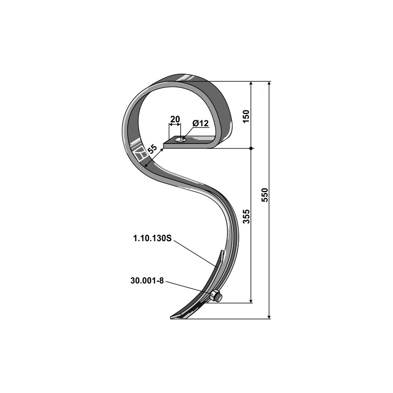 Dent de herse - AG004388