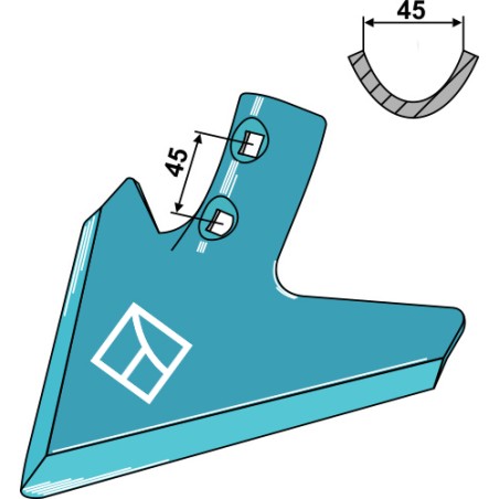 Soc K30 - 8 mm - Kongskilde - 101155542