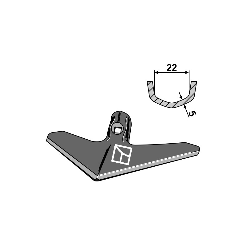 Soc triangulaire - Lemken Kompaktor - 3374356