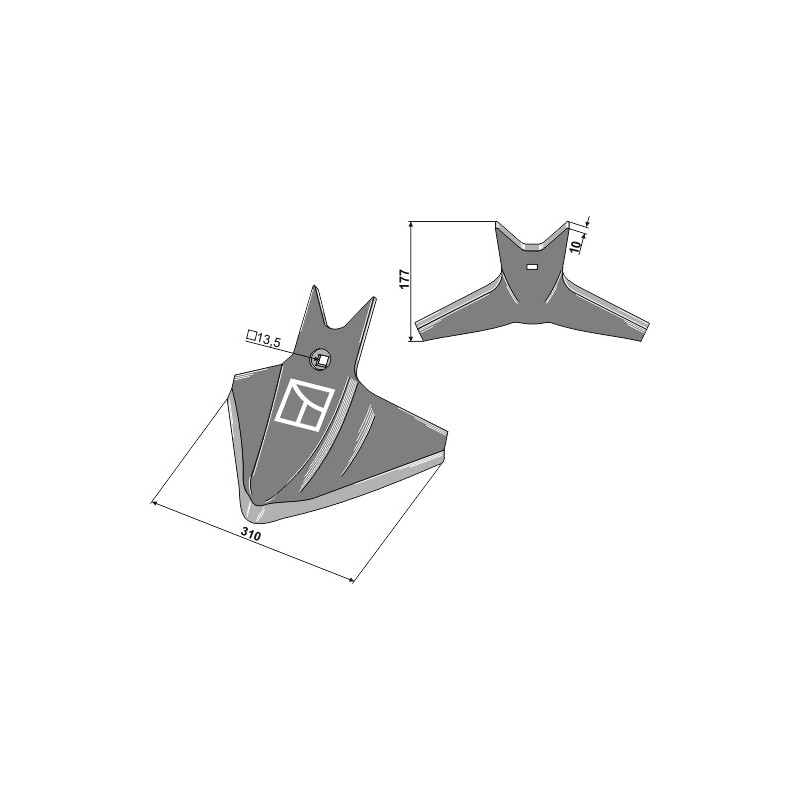Soc triangulaire - Köckerling Topmix - 506003 - 506055