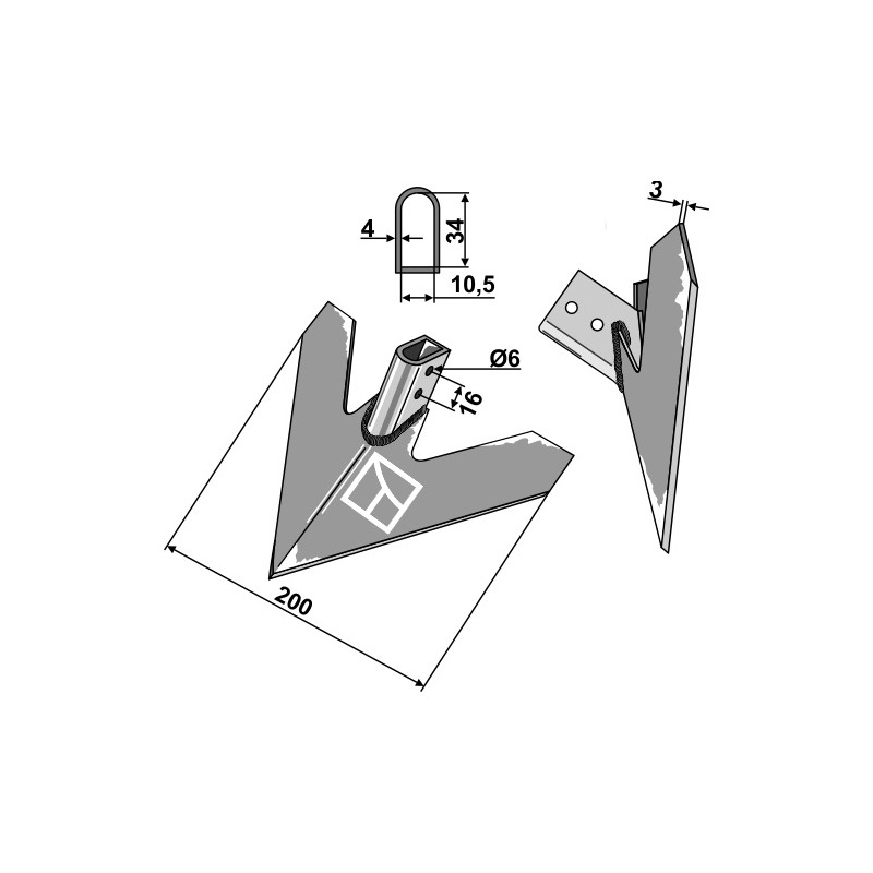 Soc triangulaire - Hatzenbichler - R409463