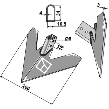 Soc triangulaire - Hatzenbichler - R409463