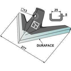 Soc triangulaire 277mm - Farmet Kompaktomat - 3000236