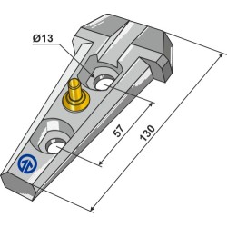 Adaptateur compl. - Serie 200 - Bourgault 200-QCA-5000