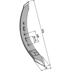 Pointe twist - modèle droite - Amazone / BBG - HC121