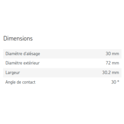 Roulement à billes 3306ATN9 - HORSCH - 00240164