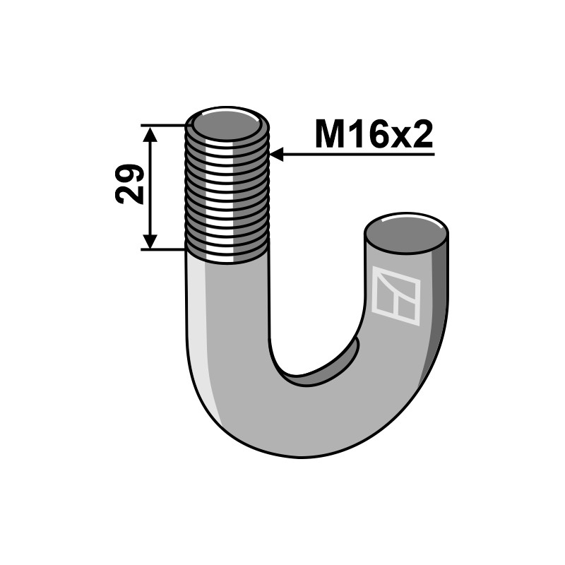Boulon étrier - M16x2