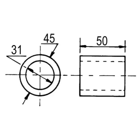 BAGUE NYLON 45X31 KRONE AD L50