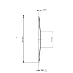 Disque déchaumeur pour outil avant SULKY / SKY 92747